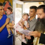 Φωτογράφιση Βάπτισης των διδύμων Αριστοτέλη και Κωνσταντίνας στο Εξωκλήσι του Αγίου Νικολάου στην Κατοχή Μεσολογγίου - 0162