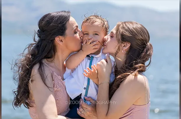 Φωτογράφιση βάπτισης του μικρού Στάθη στα Λουτρά Σταμνάς Μεσολογγίου